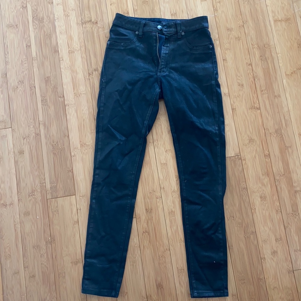 Carmar Black Denim. A little shiny, see second pic